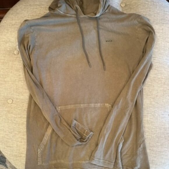 Army Green pull over hooded top - Thin and Comfy - Size L - Picture 1 of 1